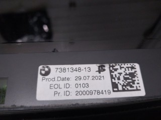 Стекло двери заднее правое, ориг. номер 51357381348, BMW 5 G30 LCI G30 Lci