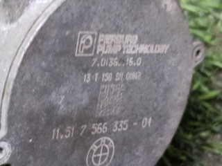 Водяная помпа дополнительная, ориг. номер 11517566335, BMW X5 M 50D F15 2013-2018