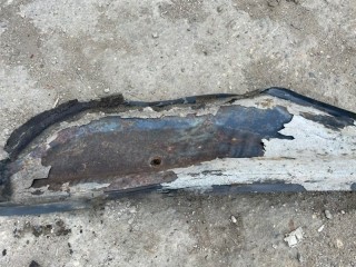 Грязезащитный щиток левый, ориг. номер 408-8403351, АЗЛК(Москвич) 412 Седан