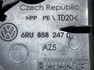 Накладка торпедо левая, ориг. номер 6RU858247D, Volkswagen Polo 5 2009-2014