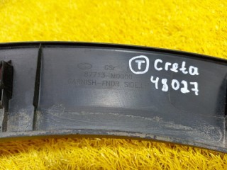 Накладка переднего крыла левого, ориг. номер 87713M0000, Hyundai Creta GS 2015-2020