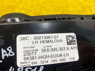 Фонарь задний внутренний левый, ориг. номер 5E6945307A, Skoda Octavia A8
