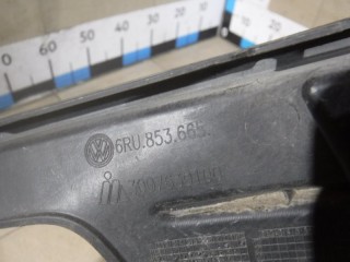 Решетка в бампер левая, ориг. номер 6RU853665, Volkswagen Polo SED