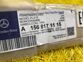 Эмблема на крышку багажника, ориг. номер A1568171115, Mercedes-Benz GLA-Class X156 2013-2017
