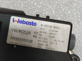 моторчик люка, ориг. номер 7P0959591B, Volkswagen Touareg 2 поколение 2010-2014