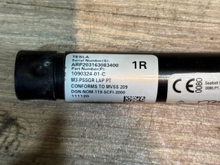 Ремень безопасности передний правый, ориг. номер 109032401, 108127901, Tesla Model 3 2017-2021