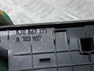 блок управления стеклоподъемниками передней левой, ориг. номер 5J0867171, Skoda Fabia 2 поколение 2007-2010