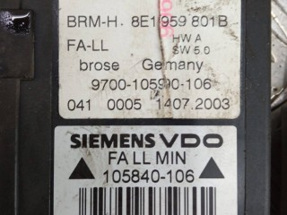 моторчик стеклоподъемника передний левый, ориг. номер 8E1959801B, Audi A4 B6 2000-2006