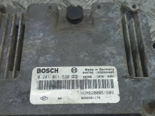 блок управления двигателем, ориг. номер 8200051609, 0281011530, Renault Trafic 2 поколение 2001-2006