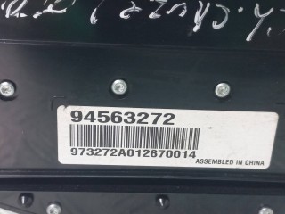 панель управления магнитолой, ориг. номер 94563272, Chevrolet Cruze 1 поколение 2008-2012