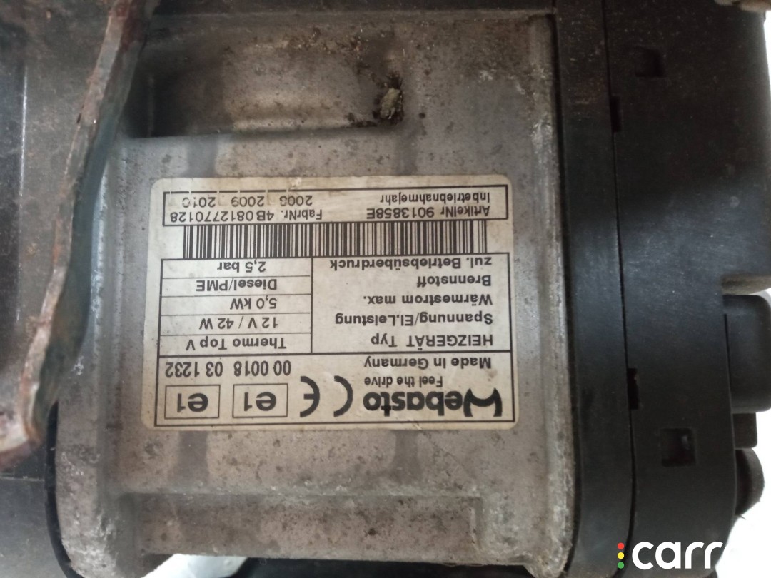 автономный отопитель Volkswagen Touran 1 поколение [рестайлинг] 2006-2010, BLS, 1.9 л, 1K0815065AG, фото 4