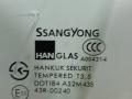 7237609000 Стекло двери SsangYong Kyron 2 2008г. - фото №2