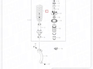 Пружина, ориг. номер ORIGINAL, ZAPCHAST, 4432432001, 4432432000, SsangYong Actyon Sports 2006-2012
