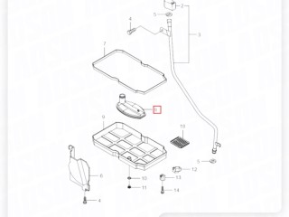 Фильтр АКПП 5-ст, ориг. номер ZAPCHAST, ANALOG, HX81D, 1402770095, JT31294K, SsangYong Kyron 2005-2007