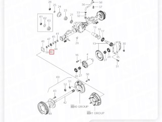 Кольцо упорное полуоси, ориг. номер ORIGINAL, ZAPCHAST, 4243205000, SsangYong Kyron 2005-2007