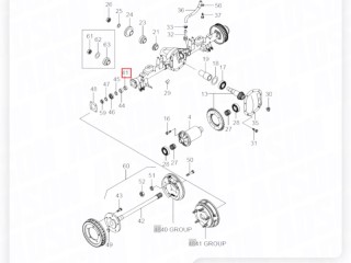 Сальник моста внутренний, ориг. номер ORIGINAL, ZAPCHAST, 4242605000, SsangYong Kyron 2005-2007