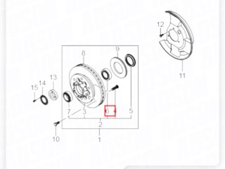 Подшипник внутренний ступицы, ориг. номер ORIGINAL, ZAPCHAST, 4143103210, SsangYong Rexton