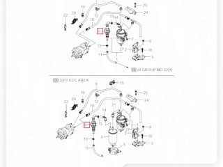 Насос ручной подкачки топлива, ориг. номер ORIGINAL, ZAPCHAST, 6650710000, QF06A00131, SsangYong Kyron 2005-2007