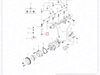 Шайба пламегасительная, ориг. номер ORIGINAL, ZAPCHAST, 6650170060, SsangYong Kyron 2005-2007