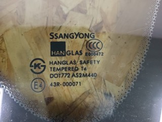 Стекло глухое, ориг. номер 7922008120, SsangYong Rexton 2003-2008