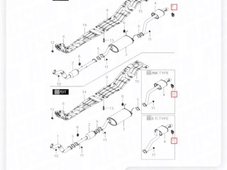 Резинка крепления глушителя, ориг. номер ORIGINAL, ZAPCHAST, 2459111001, SsangYong Kyron 2005-2007