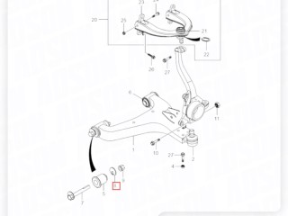 Шайба развальная, ориг. номер ORIGINAL, ZAPCHAST, 1513330077, SsangYong Rodius