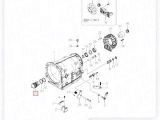 Разъем АКПП, ориг. номер ZAPCHAST, ANALOG, 0242284, 2035400253, SsangYong Kyron 2005-2007