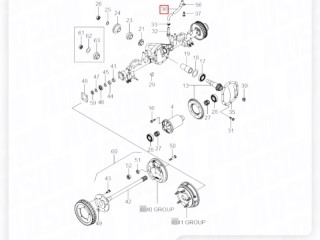 Сапун моста с патрубком, ориг. номер ORIGINAL, ZAPCHAST, 4203021D00, 1062139, SsangYong Kyron 2005-2007