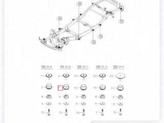 Опора рамы верхняя, ориг. номер ORIGINAL, ZAPCHAST, 6012108000, SsangYong Kyron 2005-2007