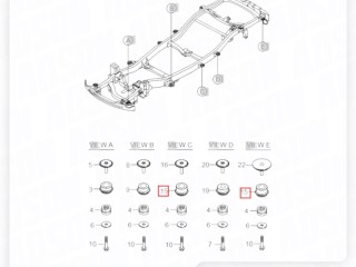 Опора рамы верхняя, ориг. номер ORIGINAL, ZAPCHAST, 6013108000, 61-0023, SsangYong Kyron 2005-2007
