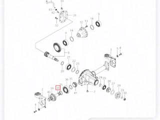 Полуось моста, ориг. номер ORIGINAL, ZAPCHAST, RUEI0878, 4136021000, 1412-REXIRH-KIT, ZVPR110, ASP0878, SsangYong Kyron 2005-2007