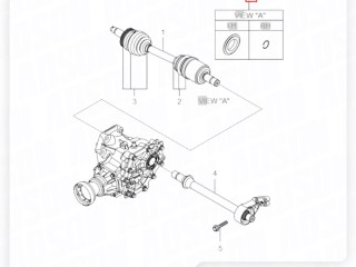 Кольцо стопорное, ориг. номер ORIGINAL, ZAPCHAST, 41311340A0, SsangYong Actyon 2 2010-2013