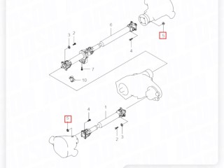Гайка кардана, ориг. номер ORIGINAL, ZAPCHAST, 928981000D, SsangYong Kyron 2005-2007