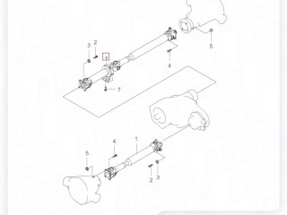 Подшипник подвесной, ориг. номер 3320009413, 3320009412, NLW-DW-000, 3320008000, SsangYong Kyron 2005-2007