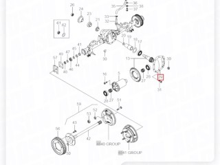 Крышка заднего моста, ориг. номер 42014091A2, SsangYong Kyron 2005-2007