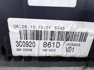 Щиток приборов, ориг. номер 3C0920861D, Volkswagen Passat B6 2005-2010