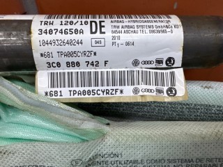 Шторка безопасности правая, ориг. номер 3C0880742F, Volkswagen Passat B6 2005-2010