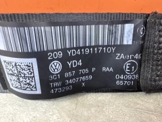 Ремень безопасности передний левый, ориг. номер 3C1857705P, Volkswagen Passat B6 2005-2010