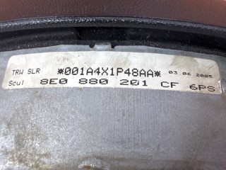 Подушка безопасности в руль, ориг. номер 4L0880201T, Audi Q7 1 2005-2009