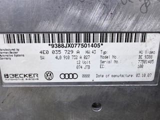 Блок управления навигацией, ориг. номер 4E0035729A, Audi Q7 1 2005-2009