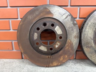 Диски тормозные комплект передние, ориг. номер 7L8615301, Audi Q7 1 2005-2009