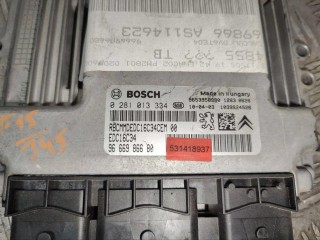 Блок управления двигателем, ориг. номер 0281013334, 9666986680, 9664059080, 9653958980, Peugeot 3008 2009-2013