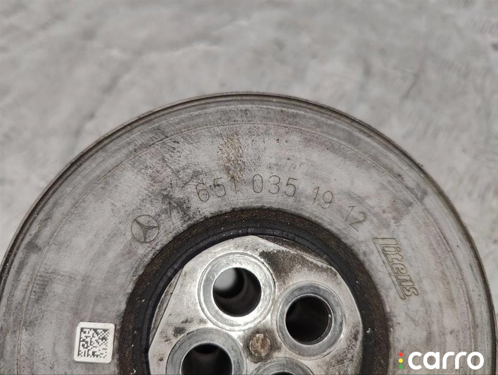 Шкив коленвала Mercedes C W205 2014-2018, 2.2 л, дизель, A6510351912, фото 4