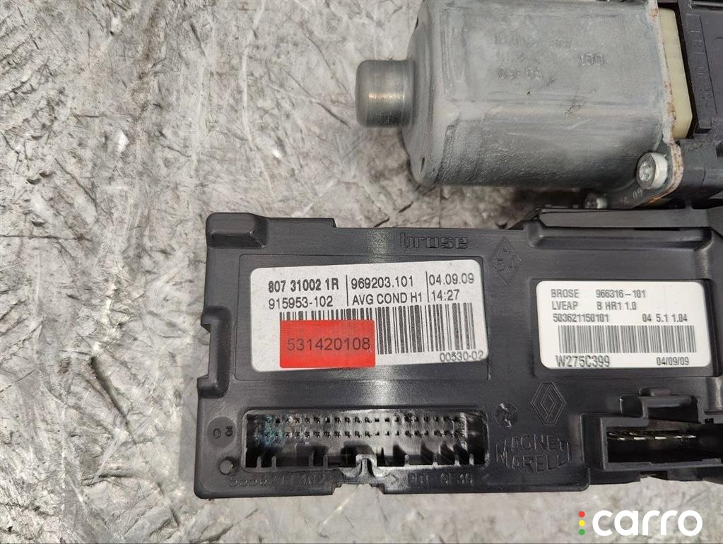 Моторчик стеклоподъемника передний левый Renault Scenic 3 2009-2012, 807310021R, фото 3