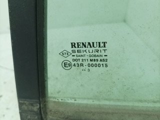 стекло двери задней левой, Renault Megane 2 поколение 2002-2006