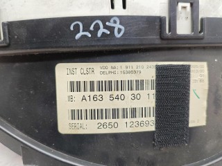 панель приборов (щиток), ориг. номер A1635403011, Mercedes-Benz M W163 [рестайлинг] 2001-2005