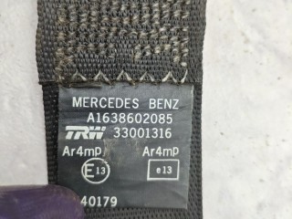 ремень безопасности задний правый, ориг. номер A1638602085, Mercedes-Benz M W163 [рестайлинг] 2001-2005