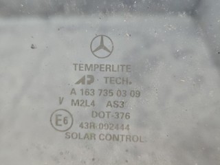 стекло двери задней левой, ориг. номер A1637350309, Mercedes-Benz M W163 [рестайлинг] 2001-2005