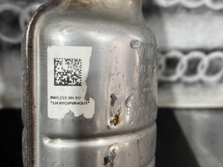 труба приемная глушителя, ориг. номер 8W0253350BM, 8W0253300BD, Audi RS5 F5 2017-2019