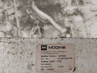 интеркулер, ориг. номер 81061300136, MAN M2000 L 1996-2001
